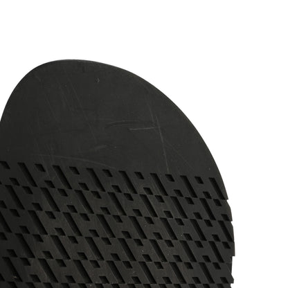 Hermes Calfskin Woolskin Mens Chypre Sandals 45 Black Ecru 9 of 11