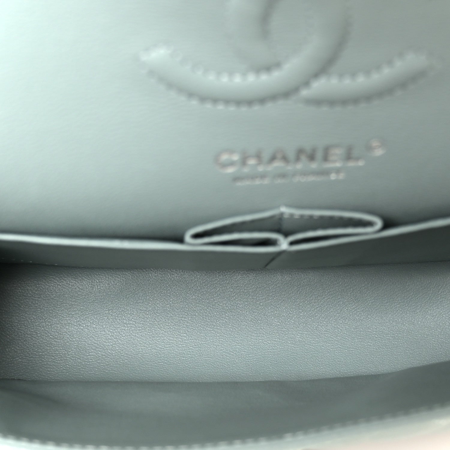 Chanel Caviar Quilted Small Double Flap Light Blue 5 of 12
