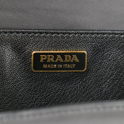 Prada City Calf Saffiano Cahier Bag Black 5 of 10