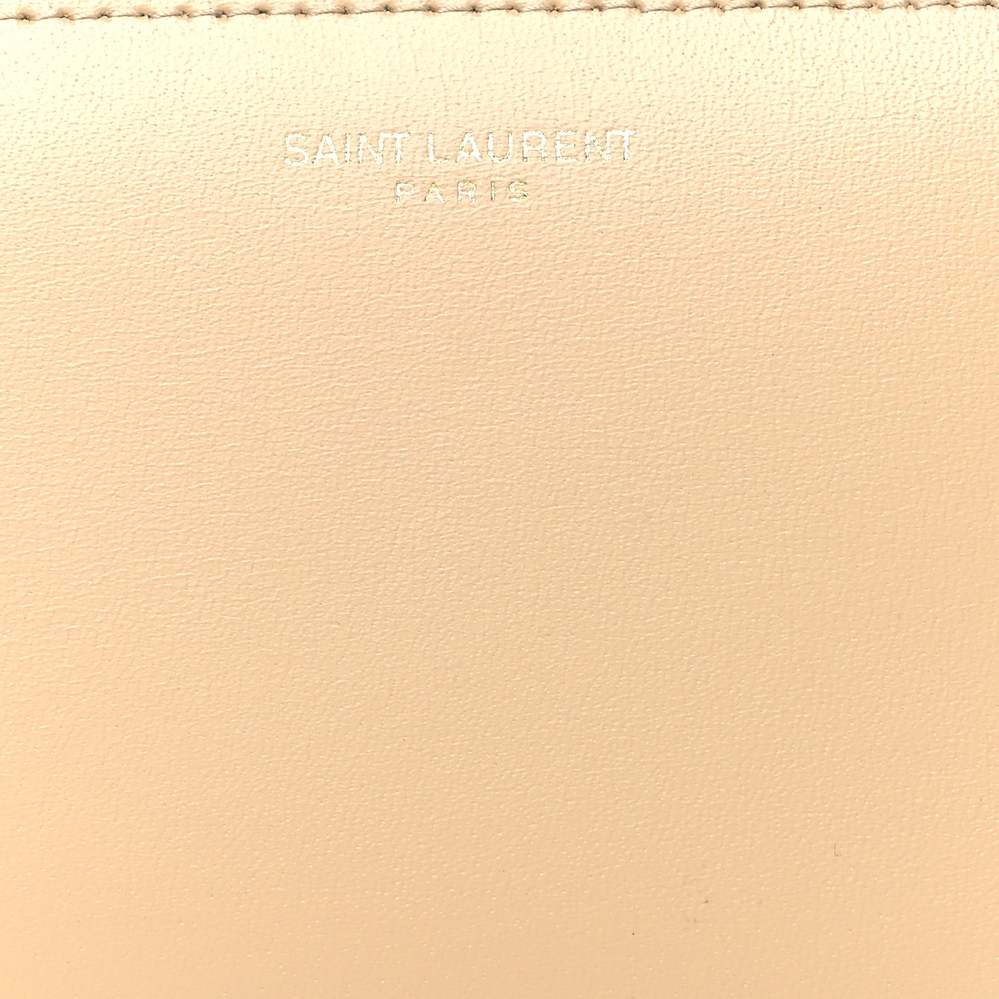 Calfskin Monogram Bi-Fold Zipped Wallet Nude Powder