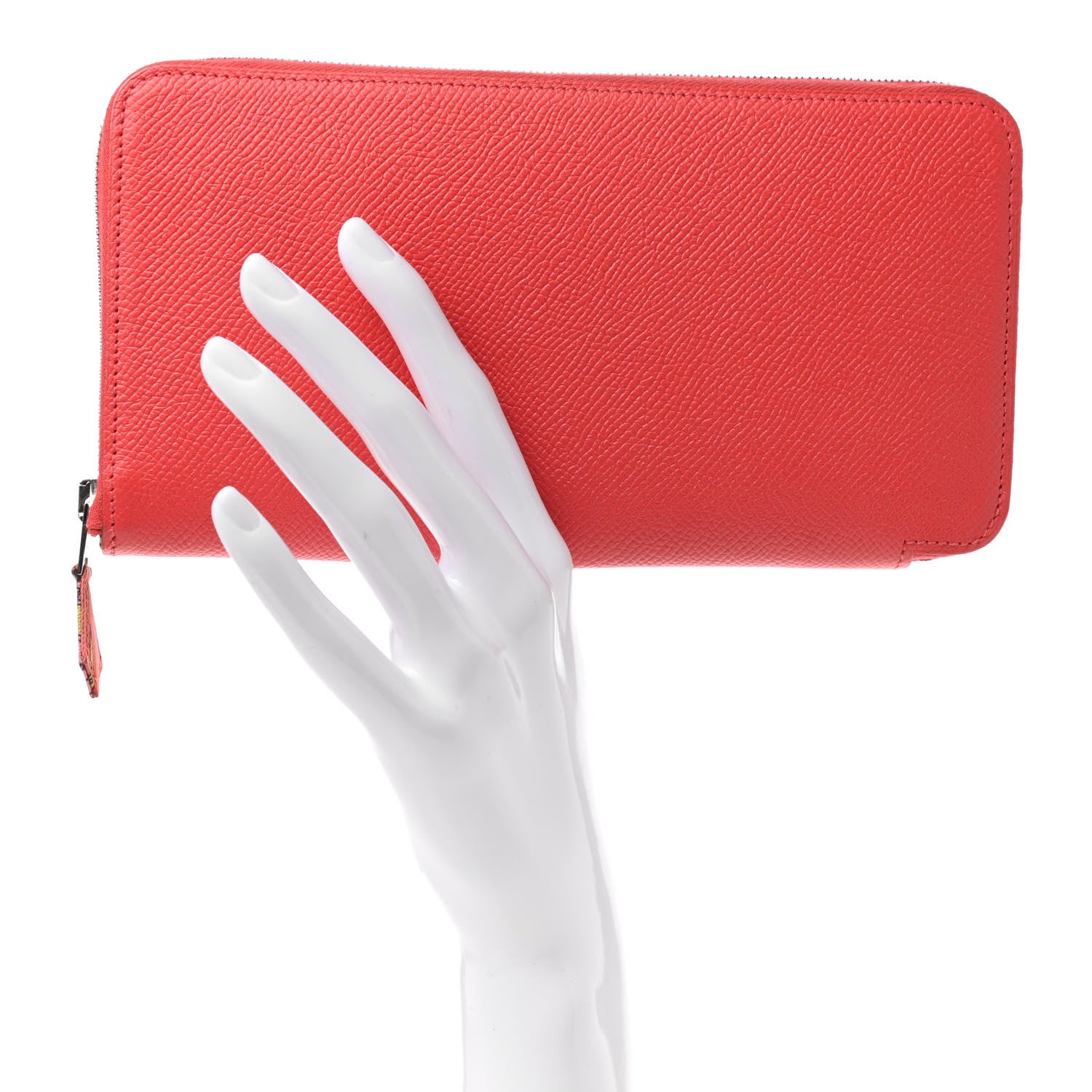 Hermes Epsom Silk'In Wallet Rose Jaipur 2 of 8