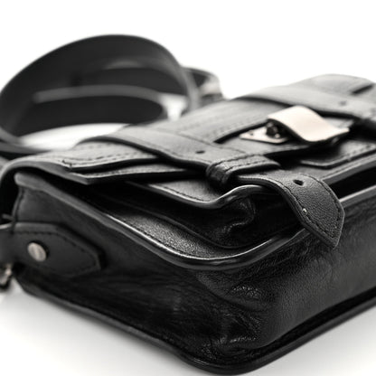 Proenza Schouler Lambskin Micro PS1 Satchel Black 9 of 10