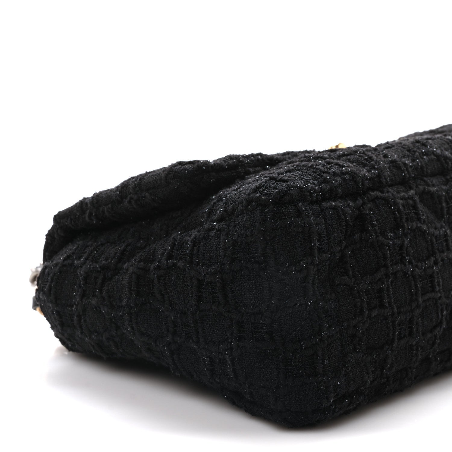 Chanel Tweed Quilted Medium Chanel 19 Flap Black 9 of 10