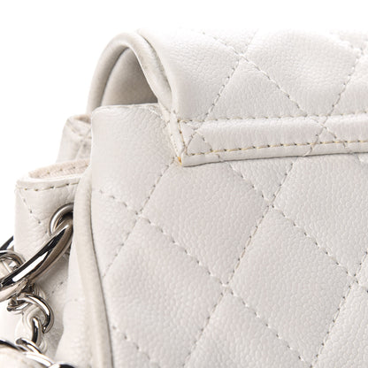 Chanel Caviar Quilted Timeless Accordion Flap White 10 of 11