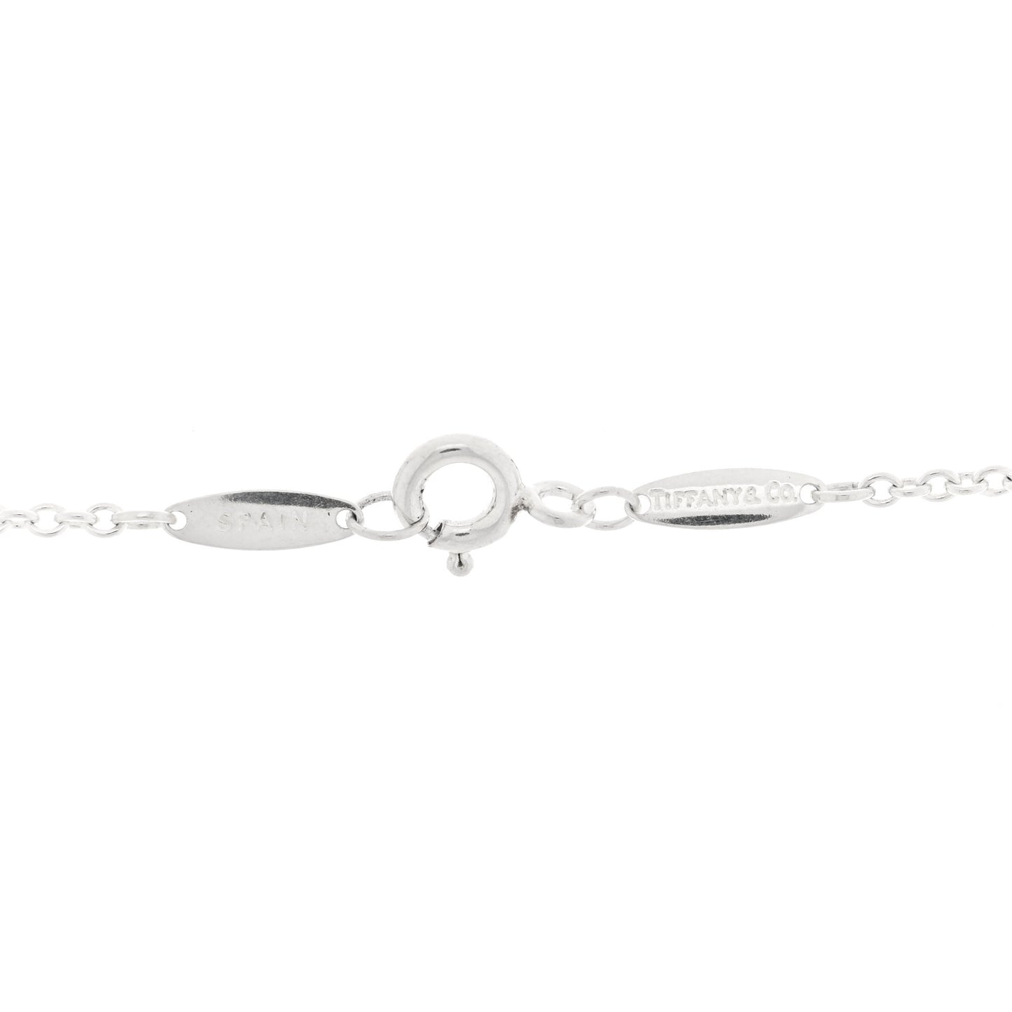 Sterling Silver Elsa Peretti Square Bottle Pendant Necklace