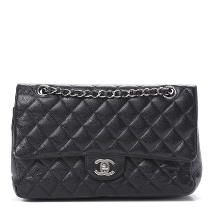 Chanel Caviar Quilted Medium Double Flap Black 1 of 23