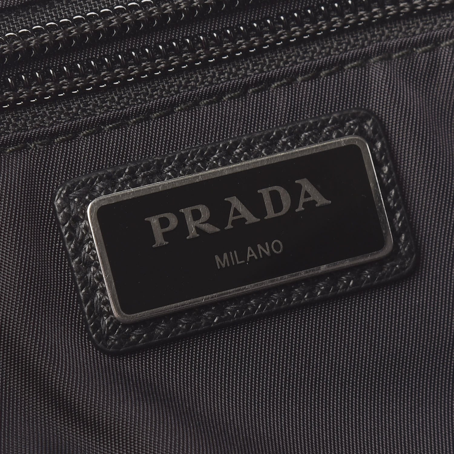Prada Tessuto Nylon Belt Bag Black 8 of 9