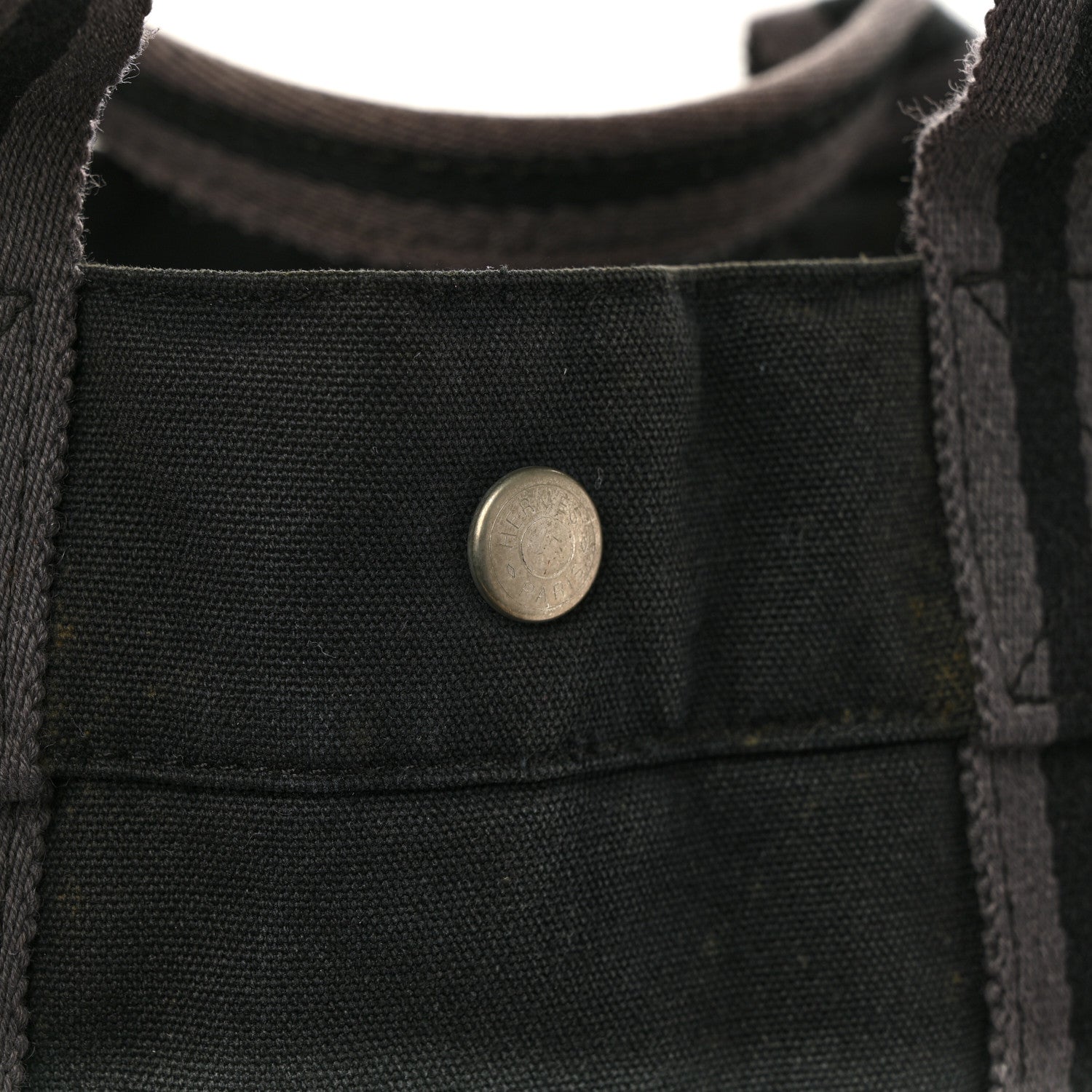 Hermes Canvas Fourre Tout MM Black 6 of 11