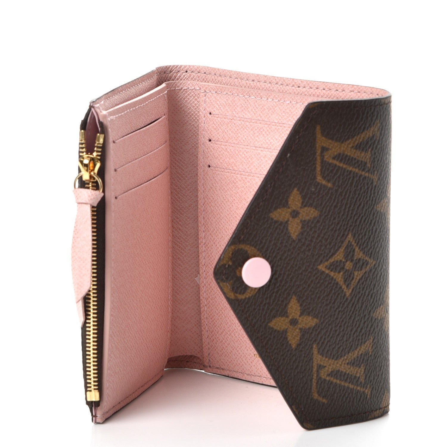 Louis Vuitton Monogram Victorine Wallet Rose Ballerine 5 of 8