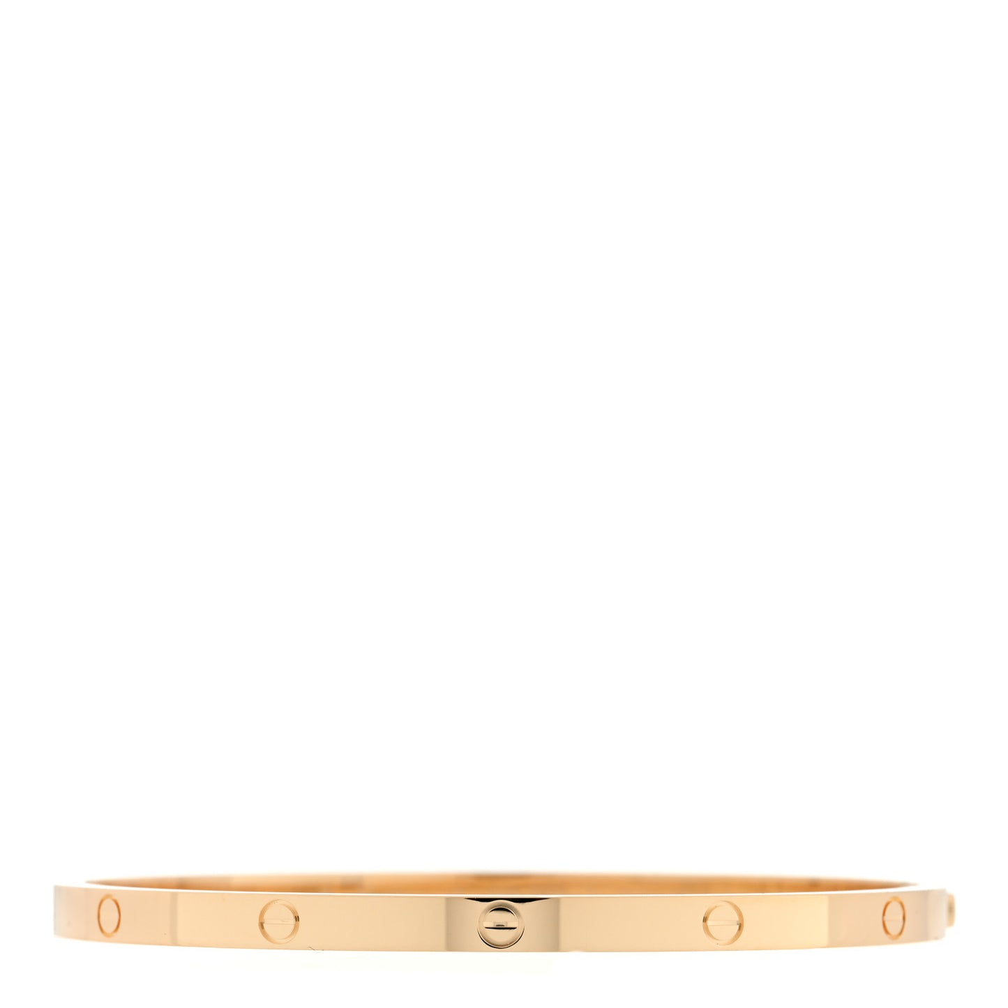 18K Yellow Gold Small LOVE Bracelet 17