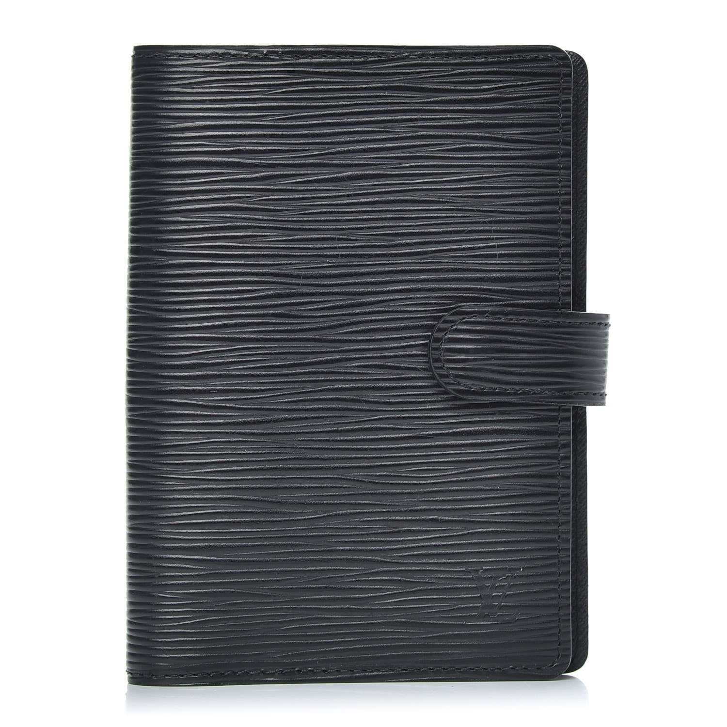 Louis Vuitton Epi Small Ring Agenda Cover Black 1 of 8