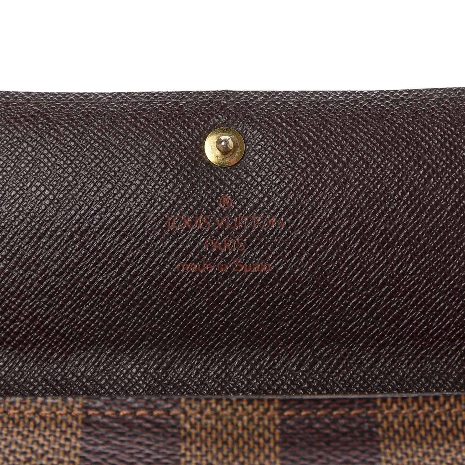 Louis Vuitton Damier Ebene Sarah Wallet 5 of 10
