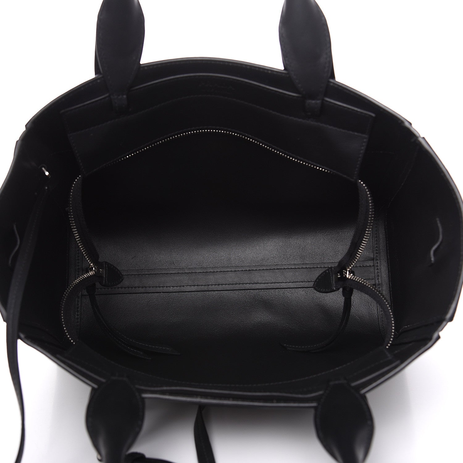 Prada Grace Lux Light Ouverture Large Tote Argilla Black 6 of 9