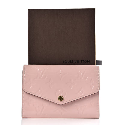 Louis Vuitton Vernis Sarah Compact Wallet Rose Ballerine 10 of 10