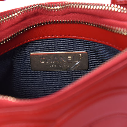 Chanel Lambskin CC Mania Waist Belt Bag Red 10 of 11