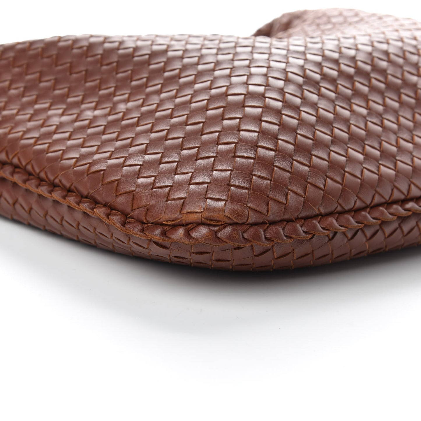 Nappa Intrecciato Medium Veneta Hobo Tea