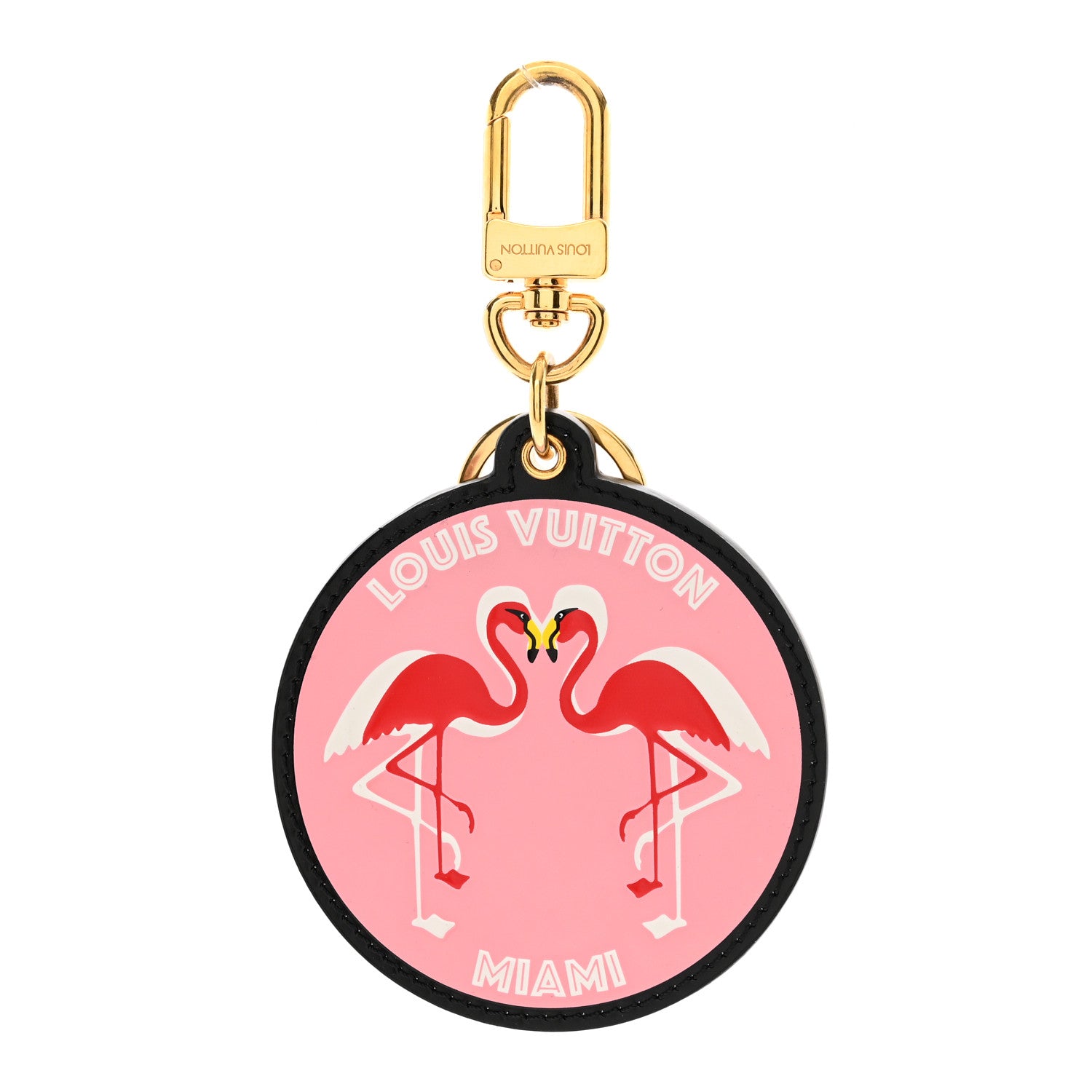 Louis Vuitton World Tour Flamingo Bag Charm Key Holder 1 of 3