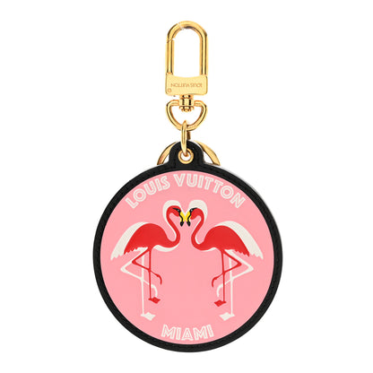 Louis Vuitton World Tour Flamingo Bag Charm Key Holder 1 of 3