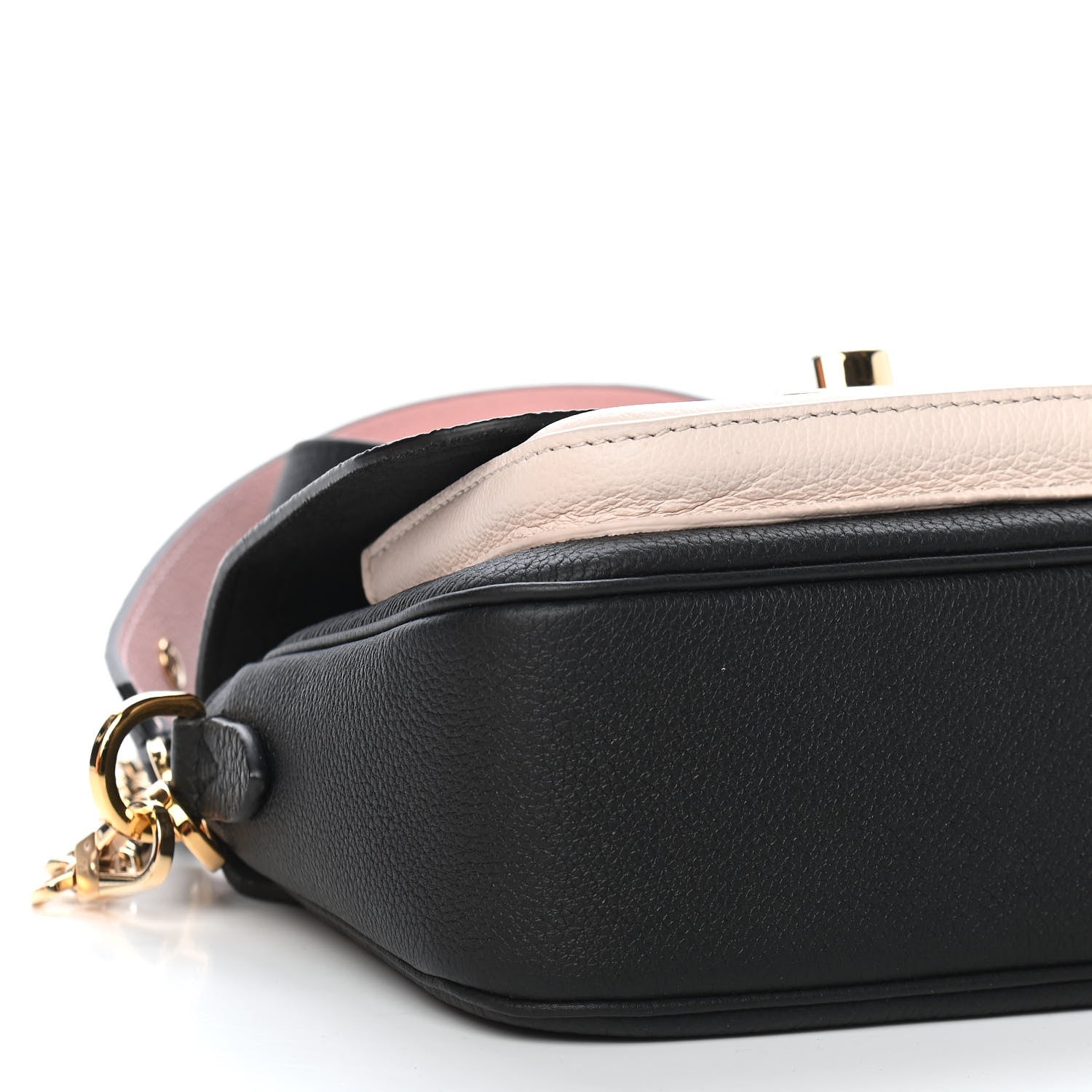 Louis Vuitton Grained Calfskin Lockme Tender Black 4 of 7