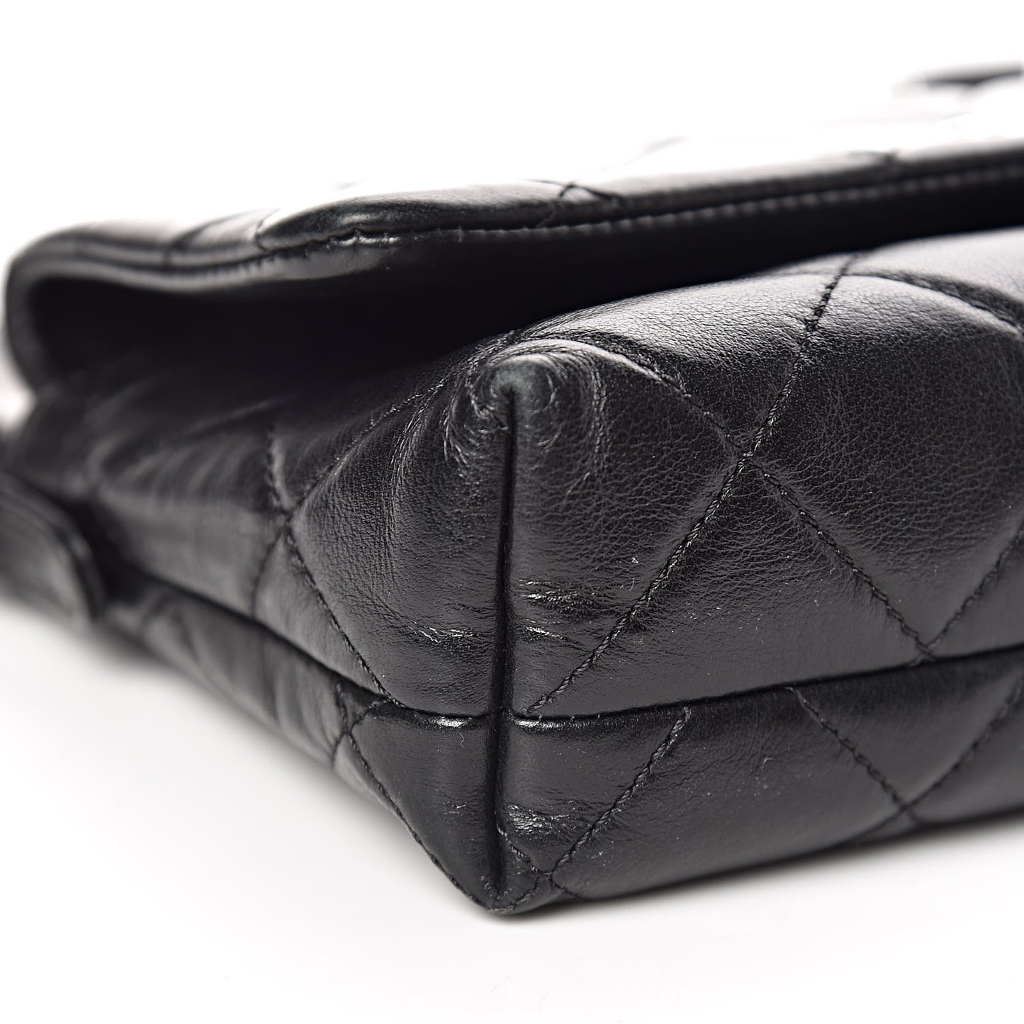 Lambskin Quilted Crossbody Black