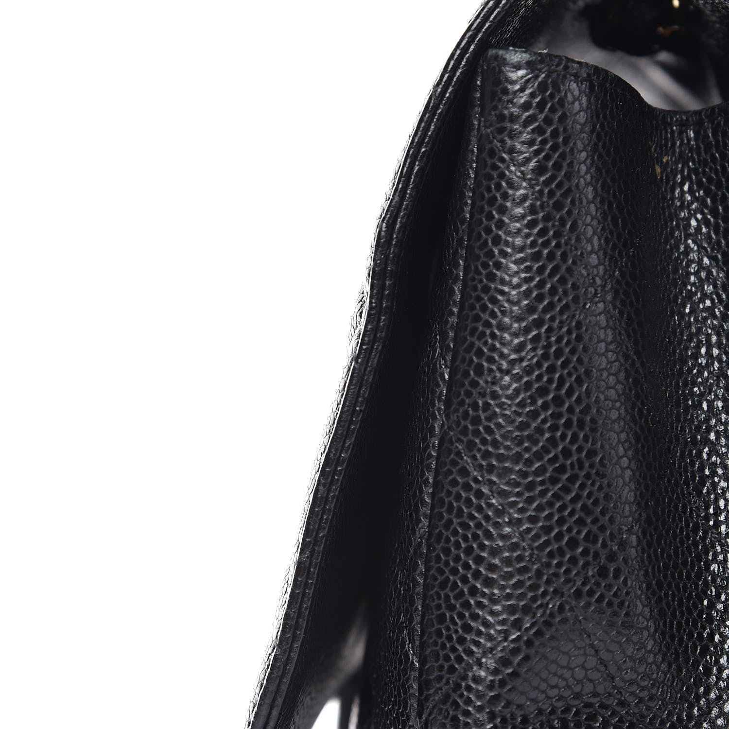 Chanel Caviar Quilted Jumbo Single Flap Black 13 of 20