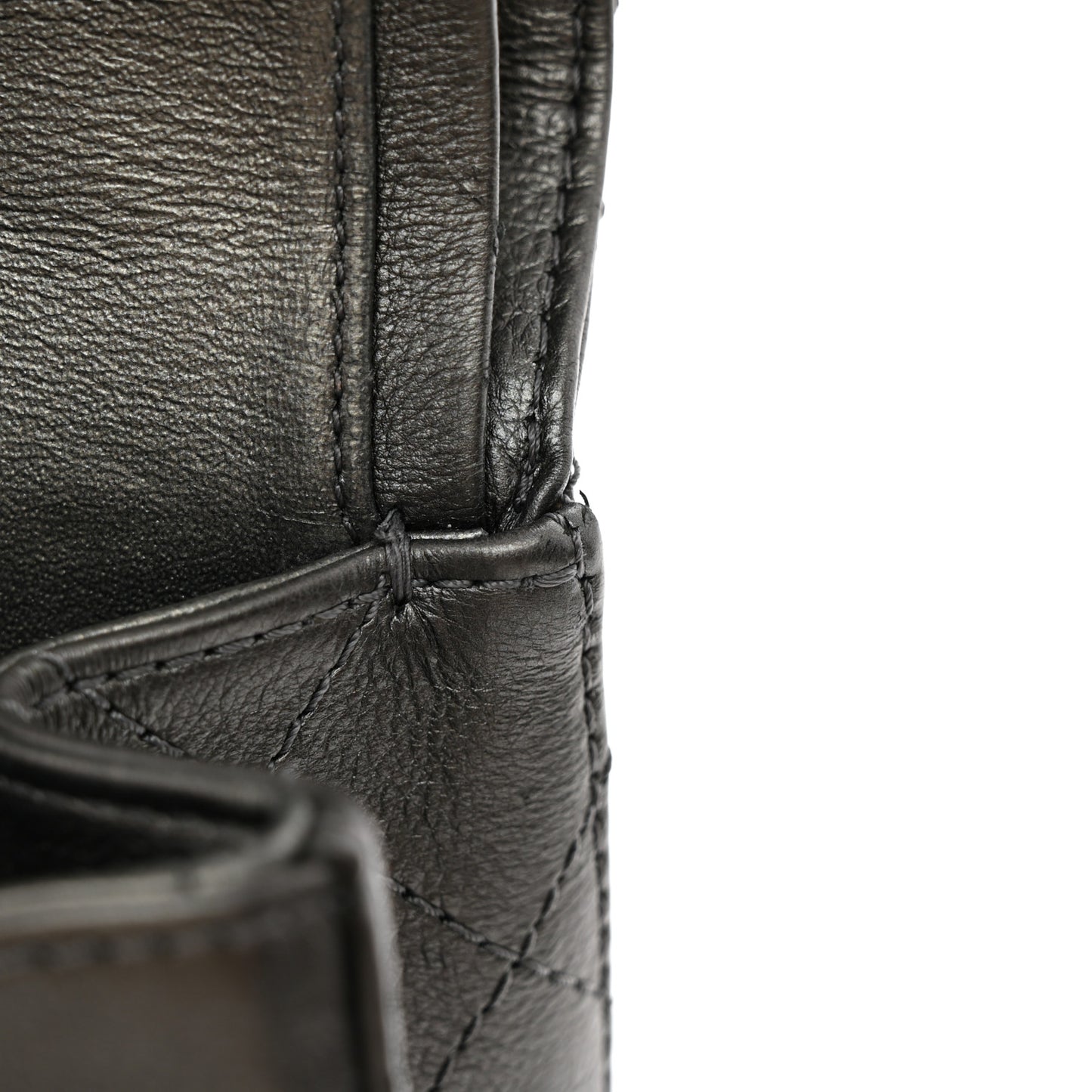 Metallic Calfskin Quilted 2.55 Reissue 226 Flap Charcoal