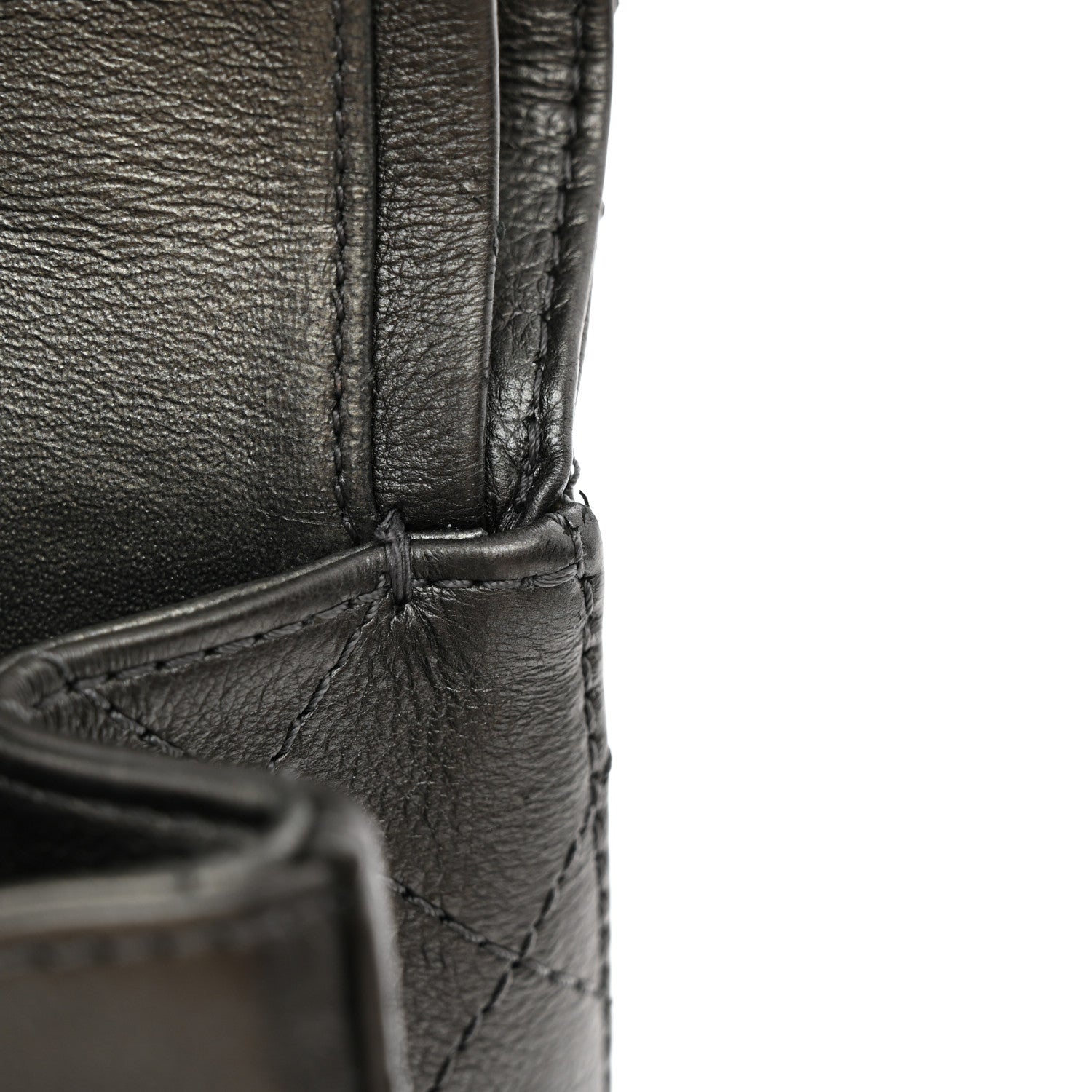 Chanel Metallic Calfskin Quilted 2.55 Reissue 226 Flap Charcoal 7 of 12
