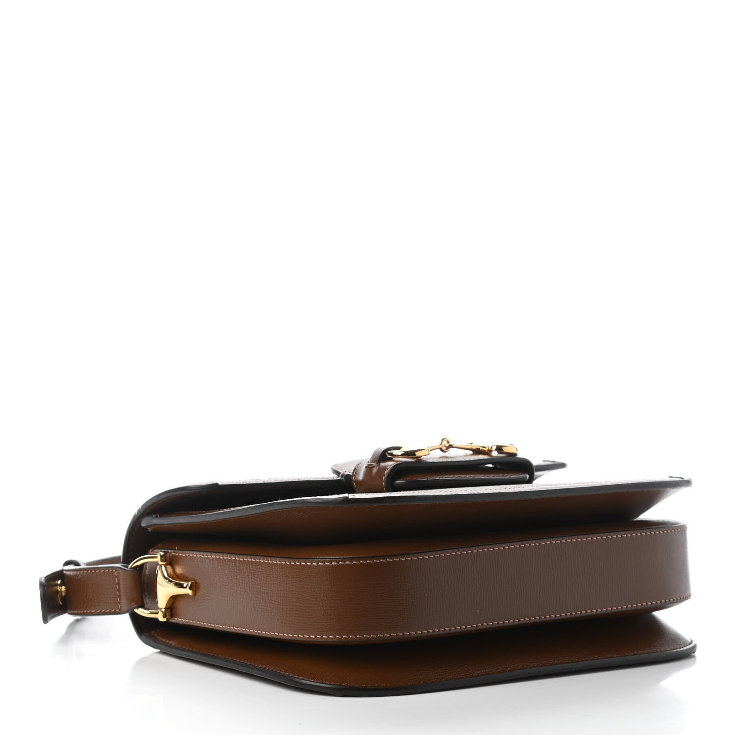 Gucci GG Supreme Monogram Horsebit 1955 Shoulder Bag Beige Brown Sugar 4 of 9