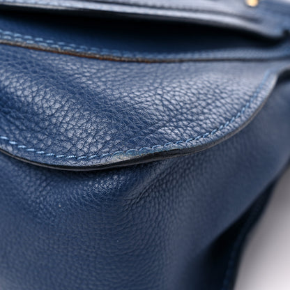 Chloe Calfskin Medium Marcie Satchel Royal Navy 9 of 21