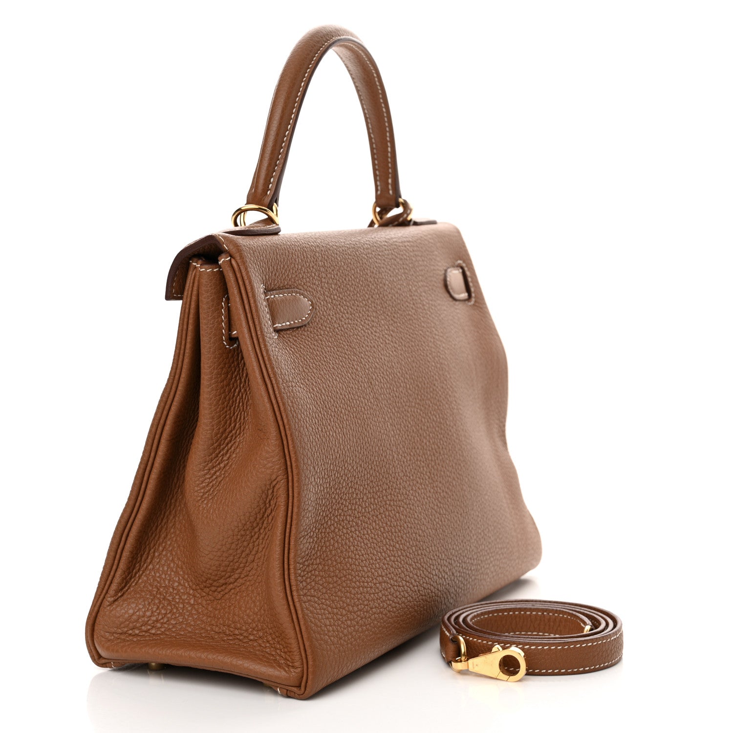 Hermes Togo Kelly Retourne 28 Gold 3 of 11