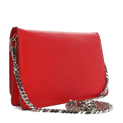 Givenchy Sugar Goatskin Pandora Chain Wallet Red 3 of 10
