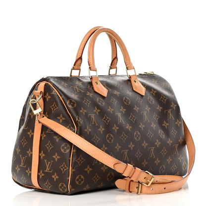 Louis Vuitton Monogram Speedy Bandouliere 35 3 of 17