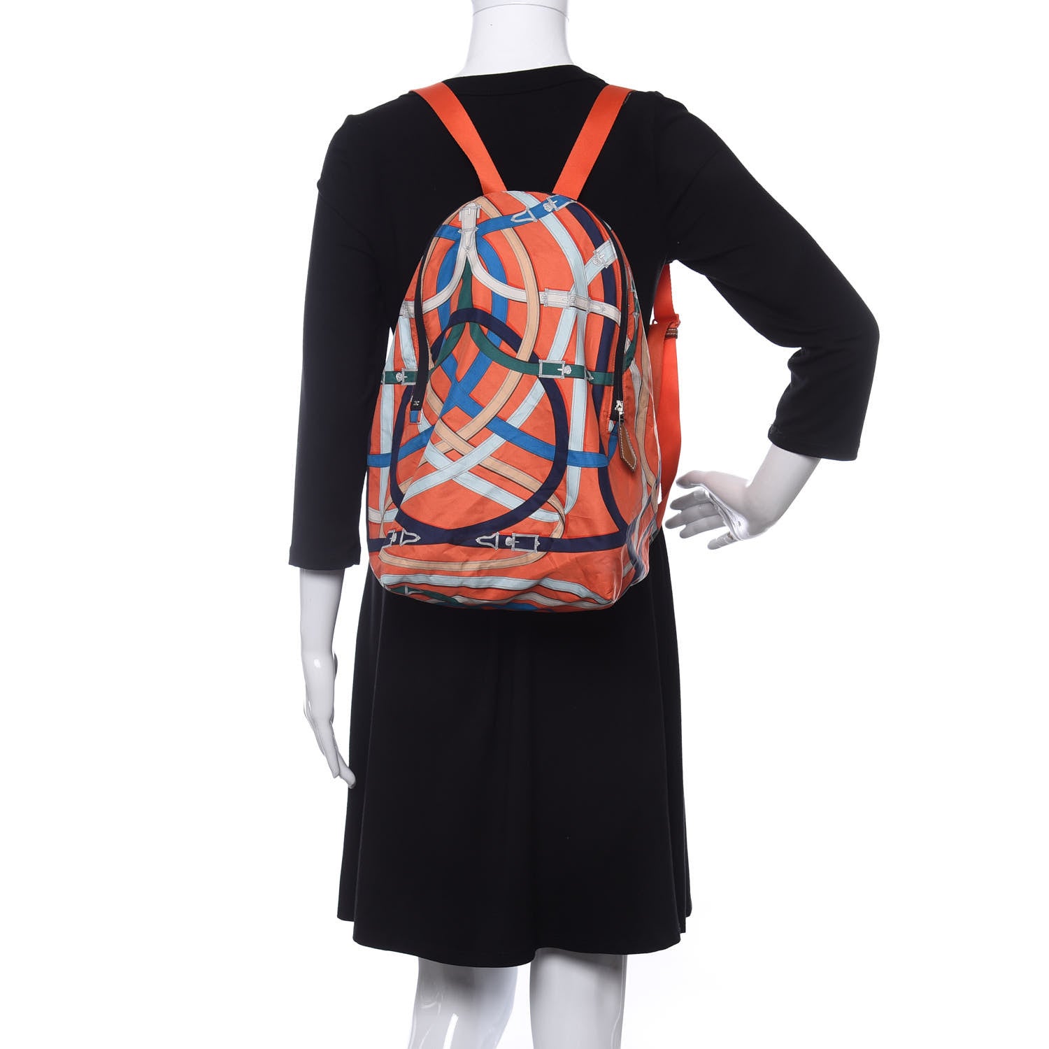 Hermes Silk Barenia Cavalcadour Airsilk Backpack 2 of 16