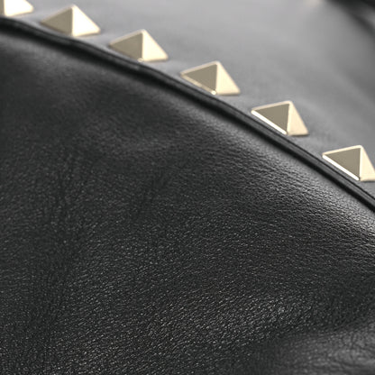 Valentino Garavani Vitello Medium Rockstud Tote Black 12 of 13