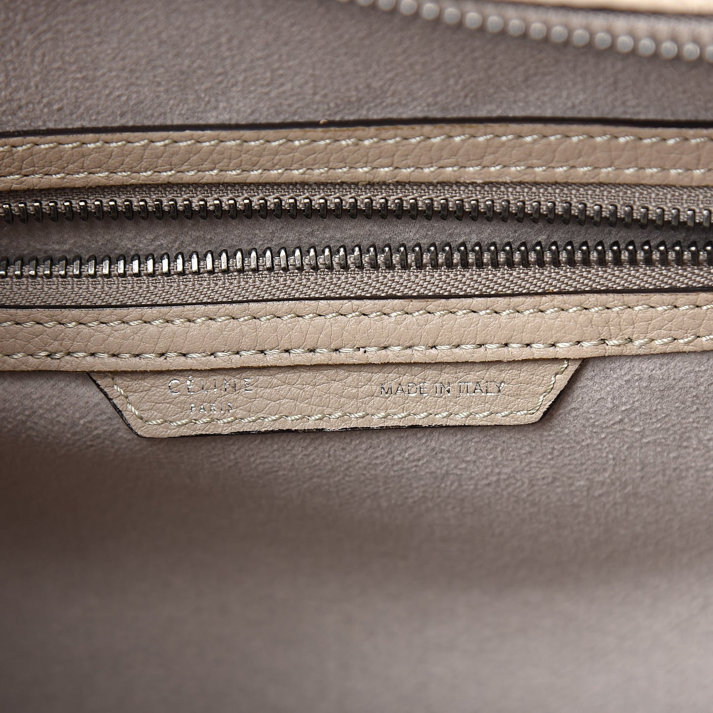 Drummed Calfskin Mini Luggage Dune
