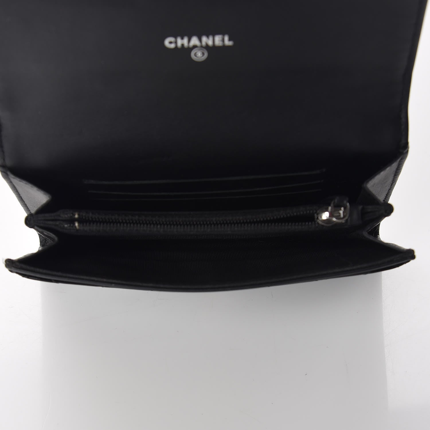 Chanel Patent Quilted Small Flap Wallet Black 5 of 11