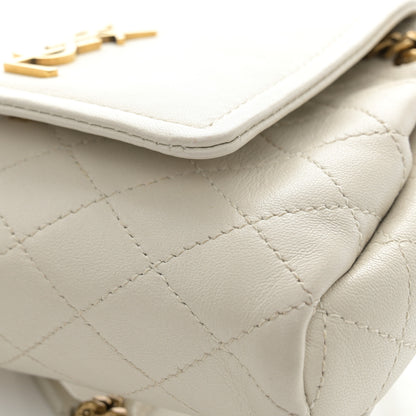 Saint Laurent Lambskin Quilted Monogram Mini Nolita Blanc Vintage 12 of 12