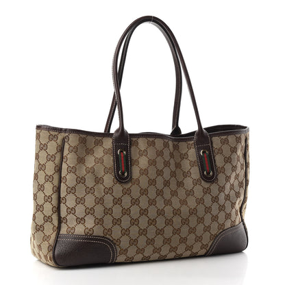 Gucci Monogram Medium Princy Tote Dark Brown 3 of 12
