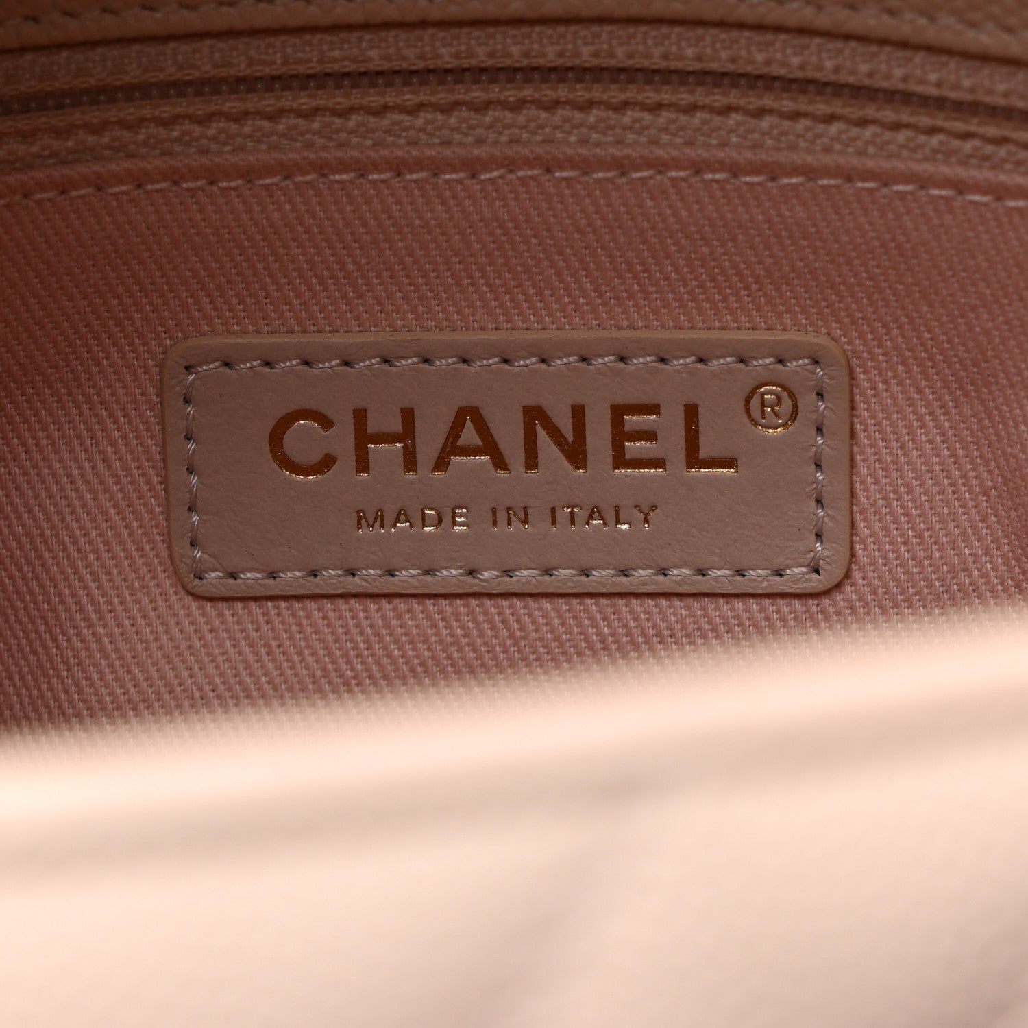 Chanel Lizard Embossed Caviar Chevron Quilted Small Coco Handle Flap Beige 6 of 17