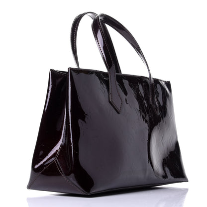 Louis Vuitton Vernis Wilshire PM Amarante 3 of 9