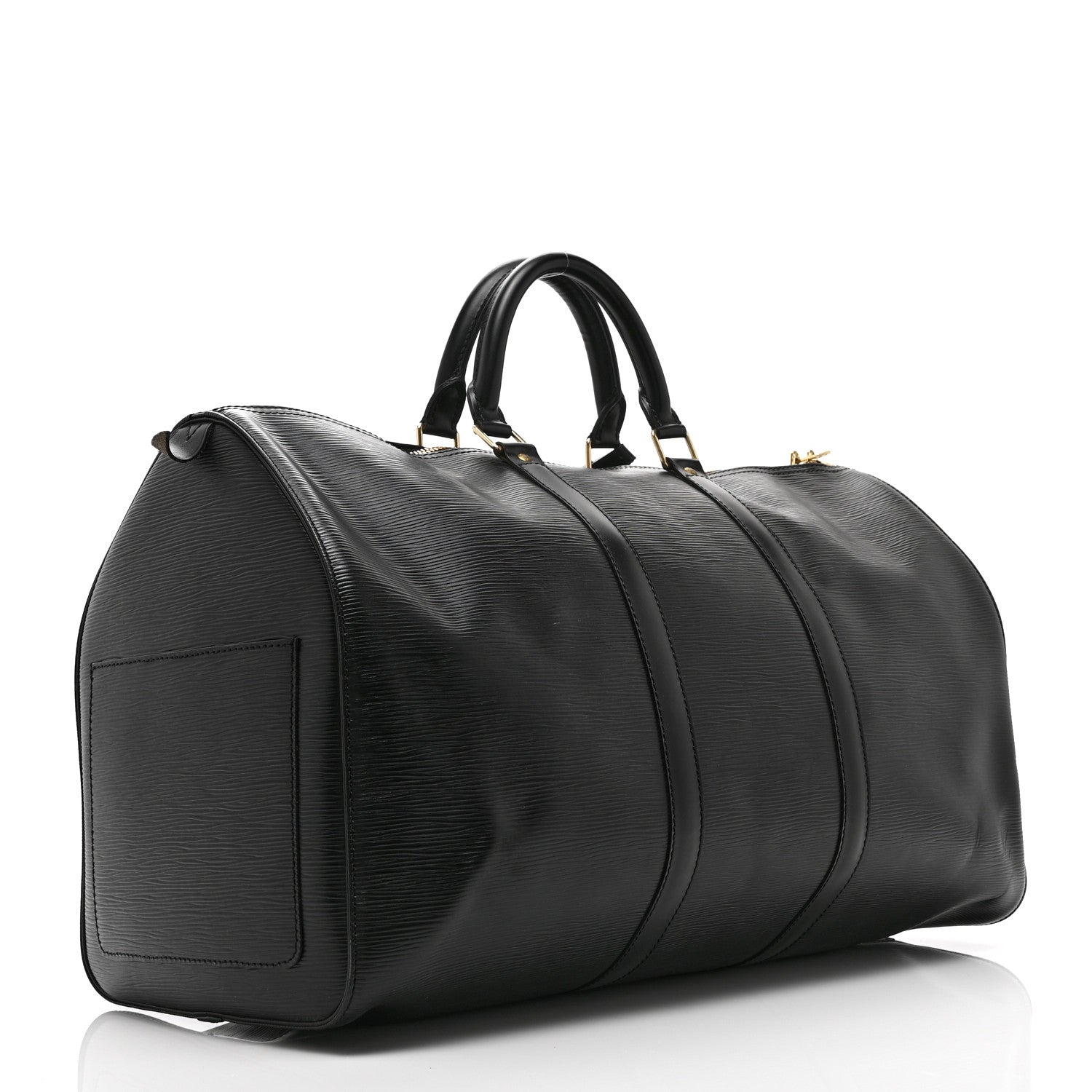 Louis Vuitton Epi Keepall 50 Black 2 of 9