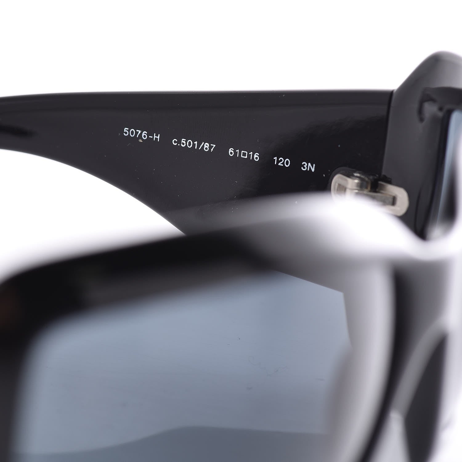 Chanel Mother of Pearl CC Sunglasses 5076-H Black 7 of 8