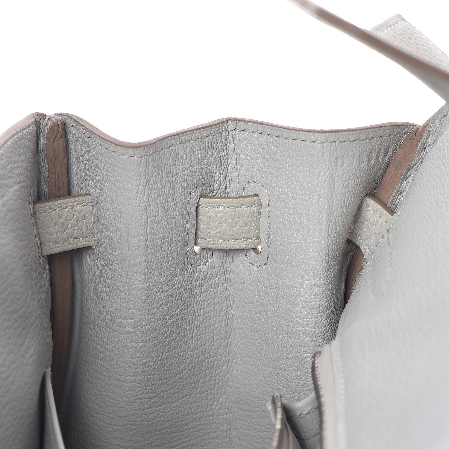 Hermes Togo Birkin 25 Gris Perle 18 of 34