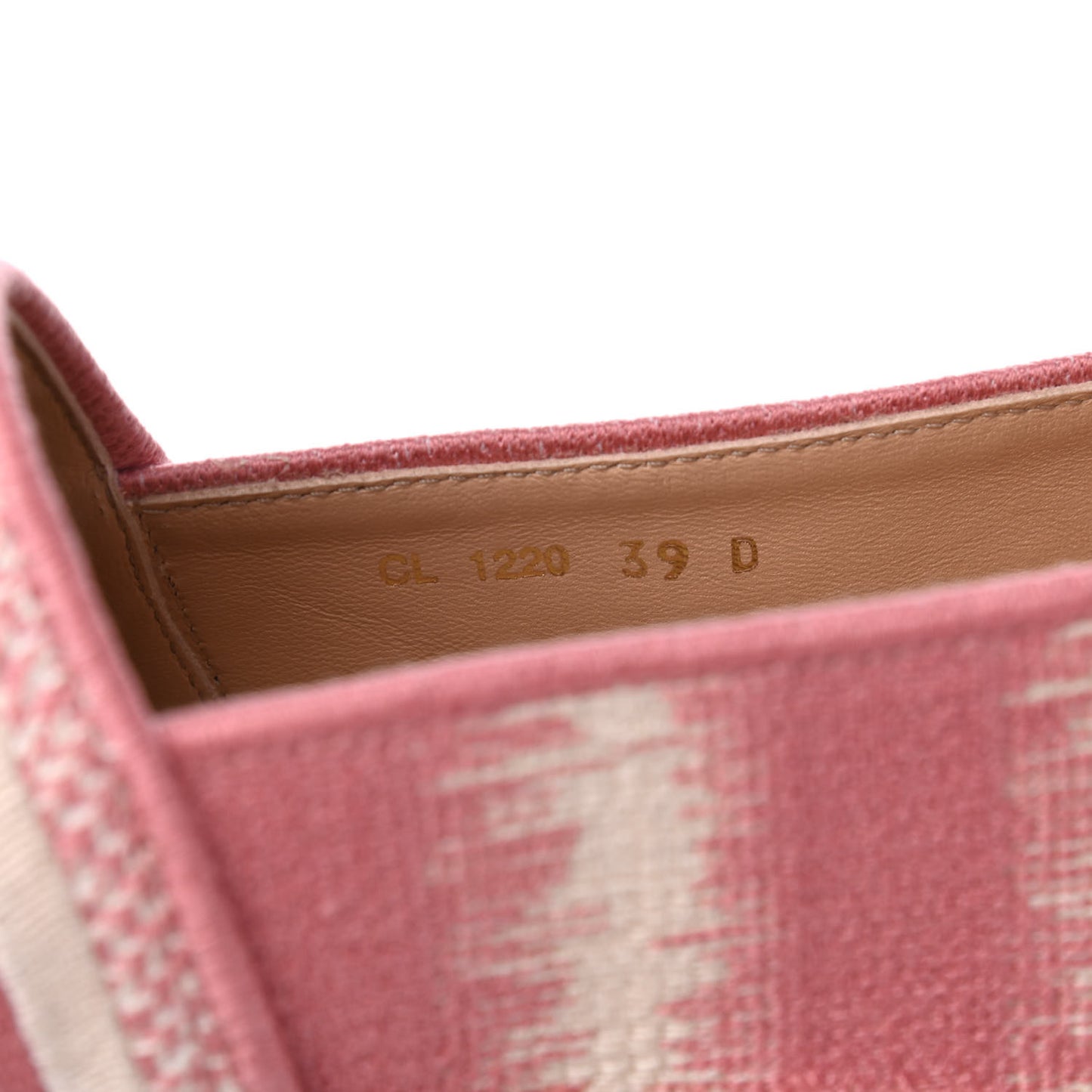 Cotton D-Stripes Embroidered Granville 15mm Espadrilles 39 Deep Nude
