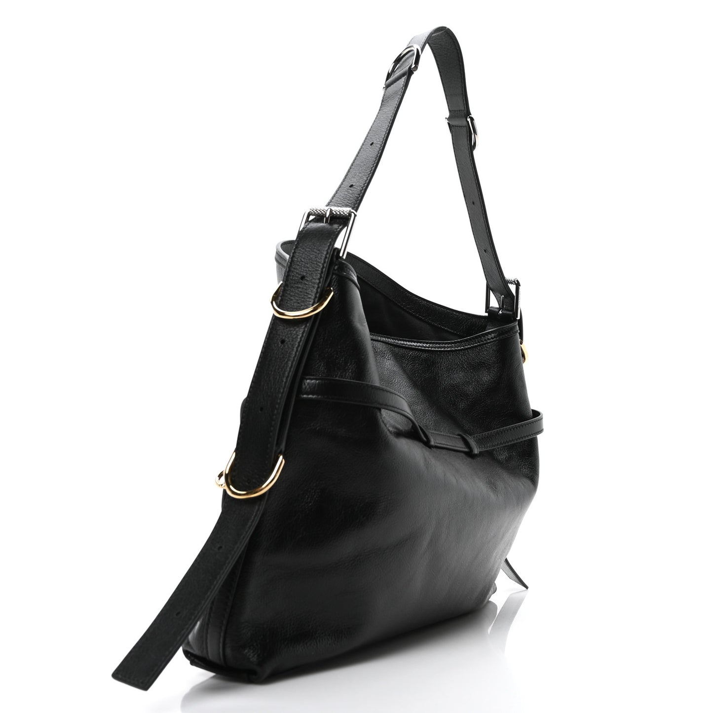 Calfskin Medium Voyou Bag Black