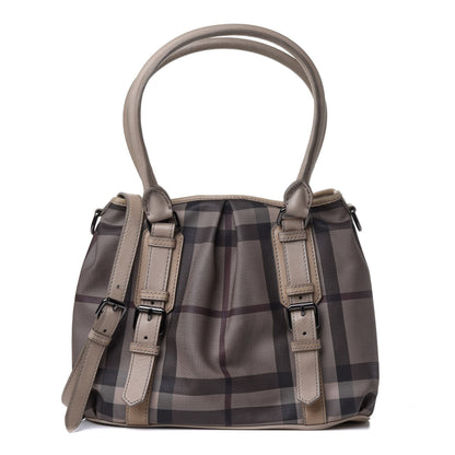 Burberry Smoked Check Small Northfield Tote Trench 1 of 4