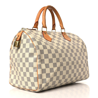 Louis Vuitton Damier Azur Speedy 30 3 of 11