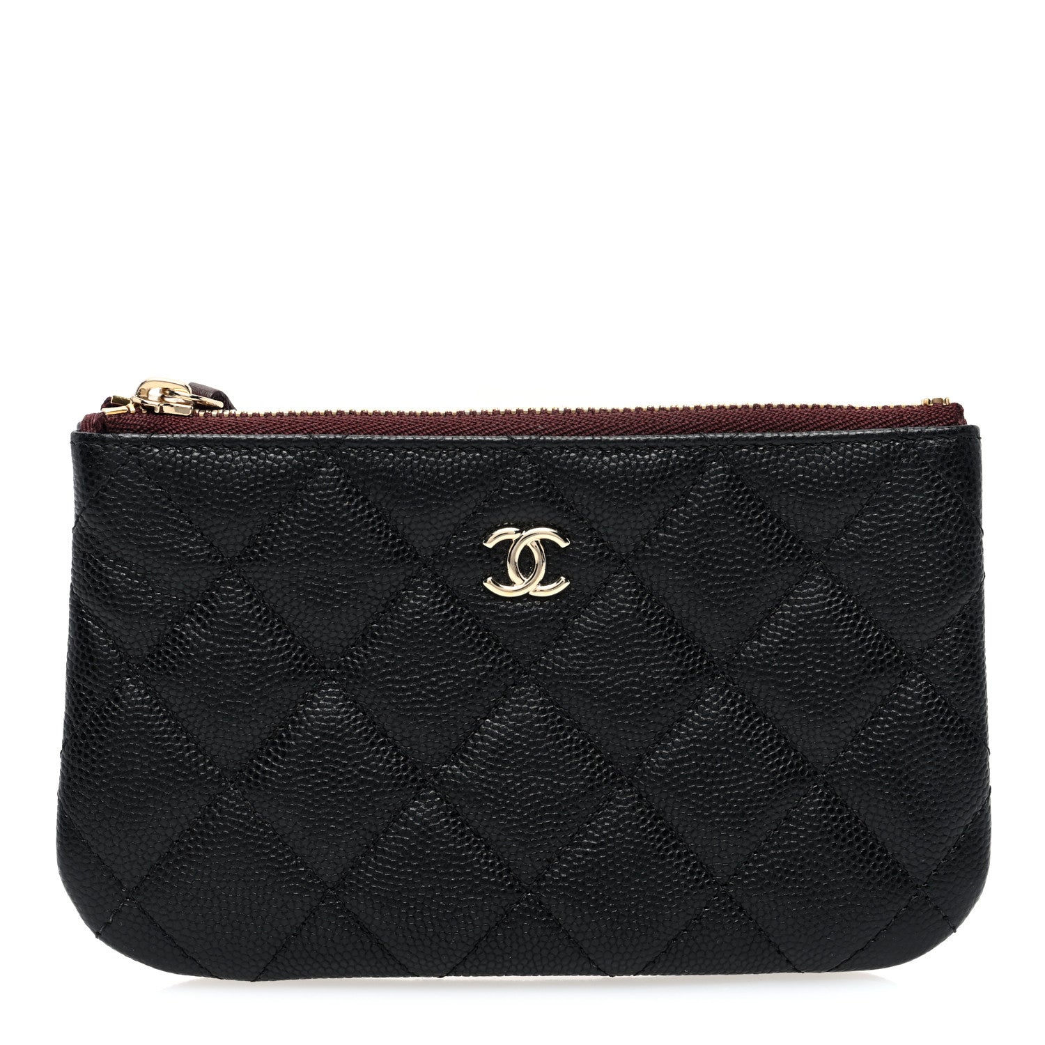 Chanel Caviar Quilted Small Cosmetic Case Black 1 of 7