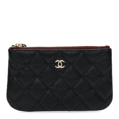 Chanel Caviar Quilted Small Cosmetic Case Black 1 of 7