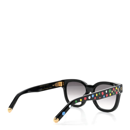 Louis Vuitton LV X YK Acetate Painted Dots Sunglasses Z1903E Black Multicolor 4 of 7